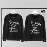 루이비통 [YD공장] 엠브로이더드 맨투맨 두들스 모티프