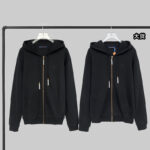 루이비통 [YD공장] 엠브로이더드 진주풀러 저지 집업 후드