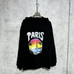 발렌시아가 【사슬공장】 파리 라운드 후디 트로피컬