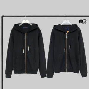 루이비통 [YD공장] 엠브로이더드 진주풀러 저지 집업 후드