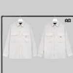 프라다 【YD공장】 트라이앵글 로고 셔츠 코듀로이