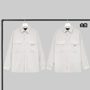 프라다 【YD공장】 트라이앵글 로고 셔츠 코듀로이