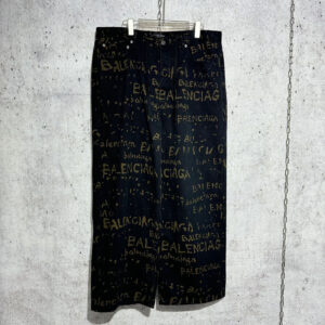 발렌시아가 【사슬공장】 블리치 배기 올오버 팬츠