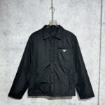 프라다 【사슬공장】 트라이앵글 셔츠 자켓 로고 리나일론