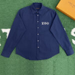 루이비통 【잔디집】 LV PN 프린티드 시그니처 롱 슬리브드 셔츠（레어） x 니고