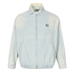 미우미우 [잔디집2]  샴브레이 블루종 자켓 (세븐)