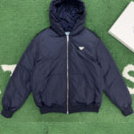 프라다 【잔디집】 리나일론 후드 블루종 경량 자켓 (레어)