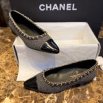 샤넬 【터보】 트위드 메리제인 플랫 슈즈 (TJ공장)