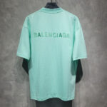 발렌시아가 [ONE공장] 로고 자수 반팔 티셔츠 민트