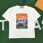 루이비통 【잔디집】 LV Vers United 그래픽 반팔 티셔츠（레어）