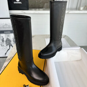 펜디 【터보】 FF 로고 롱 부츠（TJ공장）