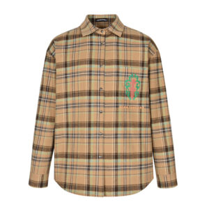 크롬하츠 [잔디집2] 프린팅 체크 플란넬 셔츠