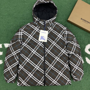 버버리 【잔디집】 리버시블 체크 나일론 퍼퍼 자켓 2컬러（레어）