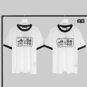 루이비통 【YD공장】 엠벨리시드 코튼 반팔 티셔츠