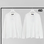 루이비통 【YD공장】 LV 긴팔 티셔츠 엠보 코튼