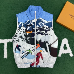 루이비통 【잔디집】 SKI 스키 패딩 조끼 베스트 (레어)