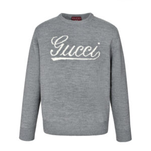 구찌 【잔디집2】 인타르시아 로고 울 니트 스웨터（세븐）