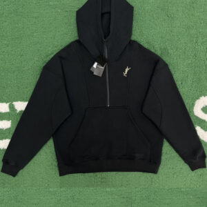 생로랑 【잔디집】 반집업 후디 로고 （레어）