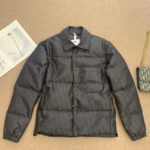 디올 오블리크 오버셔츠 푸퍼 패딩 자켓