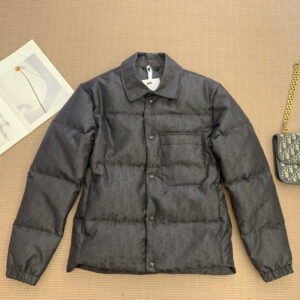 디올 오블리크 오버셔츠 푸퍼 패딩 자켓