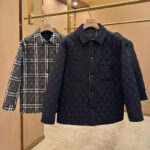 버버리 브라이튼 오버셔츠 리버시블 퀼팅 나일론