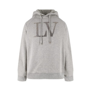 루이비통 【잔디집2】 LV 시그니처 라인스톤 후디（세븐）