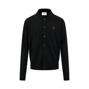 아미 【잔디집2】 스몰 하트 로고 가디건（세븐）