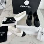 샤넬 【TJ공장】 cc로고 메리제인 슈즈 그레워머 세트（터보）