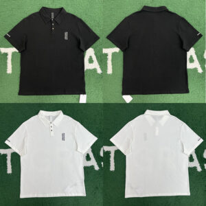 크롬하츠 【잔디집】 스크롤로고 반팔 폴로 셔츠（레어）