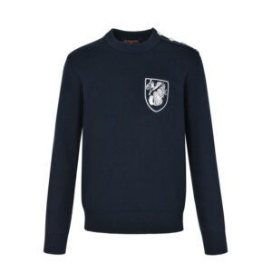 루이비통 【잔디집2】 쉴드 모티프 코튼 블렌드 크루넥 니트（세븐）