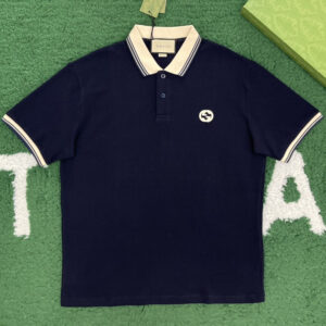 구찌 [잔디집] 인터로킹 G 코튼 폴로 셔츠 반팔
