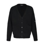 발렌시아가 【잔디집2】 태그 V넥 니트 가디건（세븐）