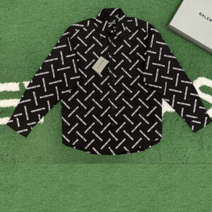 발렌시아가 [잔디집] 24ss 셔츠 올오버 로고 프린트