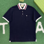 구찌 [잔디집] 더블 G 폴로 티셔츠 코튼 피케