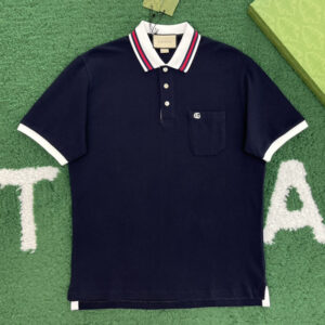 구찌 [잔디집] 더블 G 폴로 티셔츠 코튼 피케