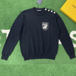 루이비통 [잔디집] 마린 크루넥 엠브로이더드 코튼 블렌드