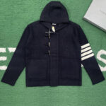 톰브라운 【잔디집】 사선완장 울 더플 자켓（레어）