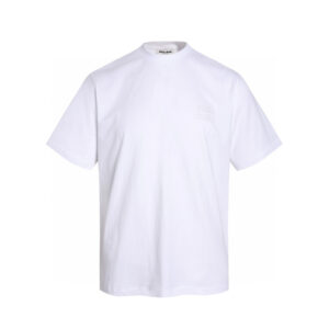 미우미우 【잔디집2】 로고 패치 코튼 반팔 티셔츠（세븐）