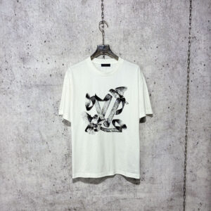 루이비통 [사슬공장] LV 버드 프린트 반팔 티셔츠