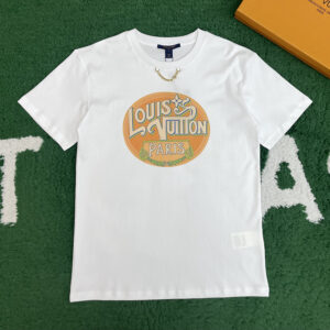 루이비통 【잔디집】 트래블 스탬프 반팔 티셔츠 (레어)