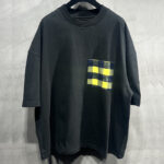 보테가베네타 깅엄 포켓 반팔 티셔츠 소프트 코튼