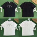 버버리 【잔디집】 EKD 고딕 로고 코튼 반팔 티셔츠（레어）