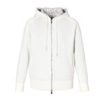 디올 【잔디집2】 오블리크 캐시미어 니트 후드 집업（세븐）