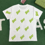 구찌 【잔디집】 커리뉴 올오버 자수 반팔 티셔츠 (레어)