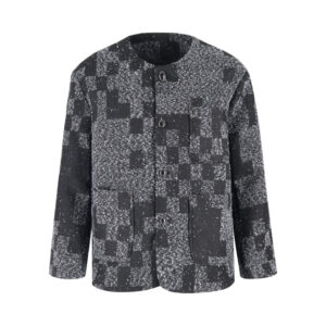 루이비통 【잔디집2】 다미에 카라리스 자켓 부클레 코트（세븐）