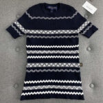 루이비통 [TJ공장] 스캘럽 스트라이프 니트 톱