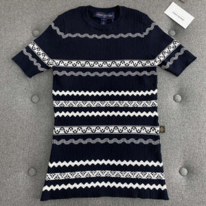 루이비통 [TJ공장] 스캘럽 스트라이프 니트 톱