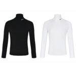 프라다 【잔디집2】 로고 터틀넥 이너 니트（세븐）