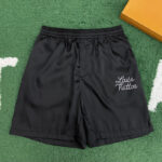 루이비통 【잔디집】 프린티드 실크 시그니처 숏 팬츠（레어）