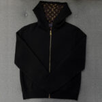 루이비통 【터보】 모노그램 리버서블 더블 페이스 후디드 블루종（TJ공장）